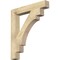 Ekena Millwork Merced Block Rough Sawn Bracket, Douglas Fir, 4"W x 28"D x 32"H BKT04X28X32MRC05RDF - alternate 1
